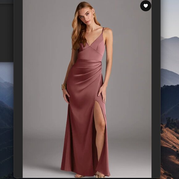 Azazie Shania Dress in Amethyst - Picture 1 of 3